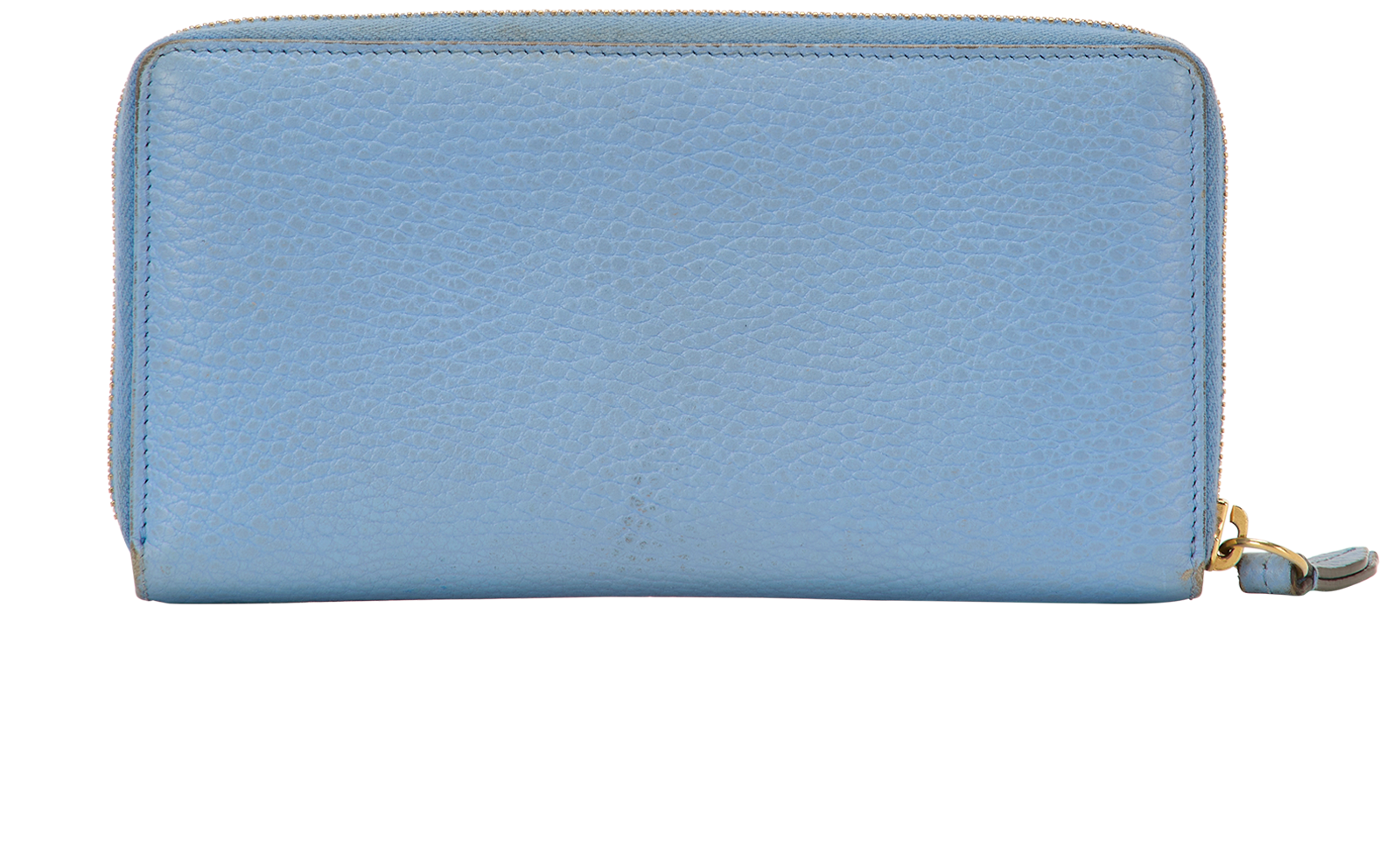 Gucci Long Zip Around Wallet, &pound;195, Accessories, Blue, Leather, Back view